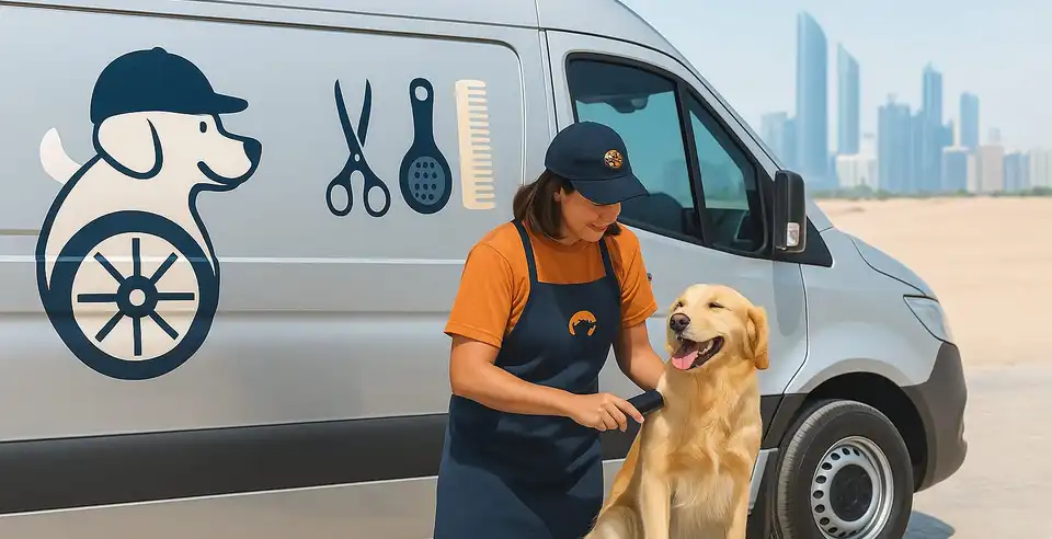 What to Expect from a Professional Mobile Pet Grooming Appointment in Abu Dhabi